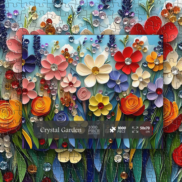 Puzzle giardino di cristallo 1000 pezzi